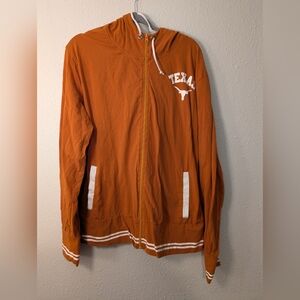 Texas Longhorns Orange Zip-Up Hoodie